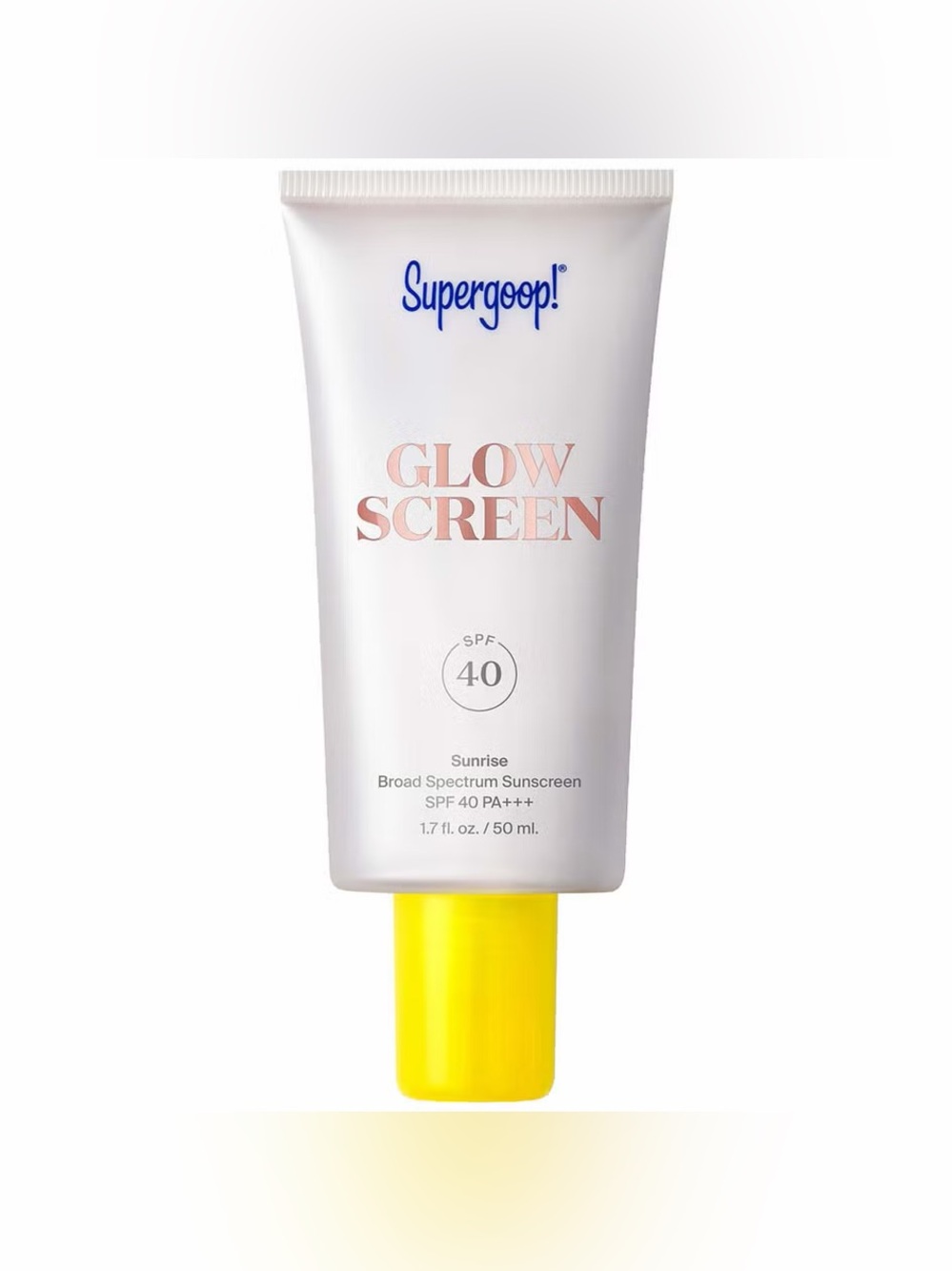 NIB Supergoop!® Glowscreen SPF 40 1.7 fl. oz - Sunrise (champagne glow)
